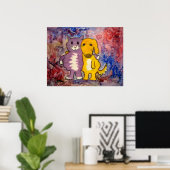 Freunde Poster (Heimbüro)