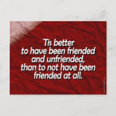 Freunde... Postkarte (Vorderseite)