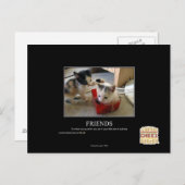 Freunde Postkarte (Vorne/Hinten)