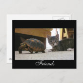 Freunde Postkarte (Vorne/Hinten)