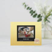 Freunde Postkarte (Stehend Vorderseite)