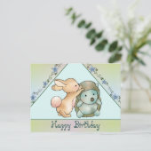 Freunde Postkarte (Stehend Vorderseite)