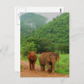 Freunde Postkarte (Vorne/Hinten)