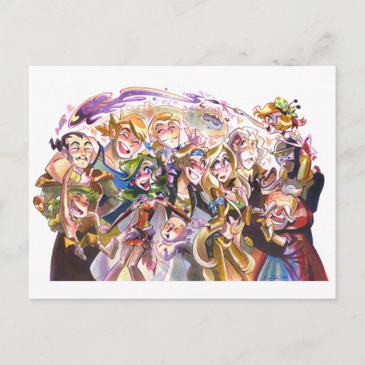 Freunde Postkarte (Vorderseite)