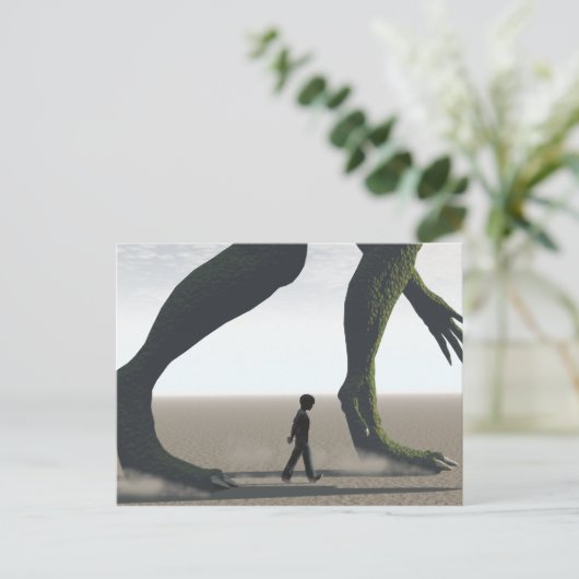 Freunde Postkarte (Stehend Vorderseite)