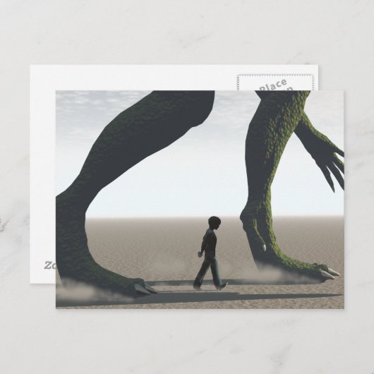 Freunde Postkarte (Vorne/Hinten)