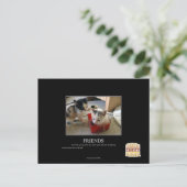 Freunde Postkarte (Stehend Vorderseite)