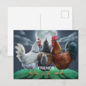 FREUNDE  POSTKARTE (Vorne/Hinten)