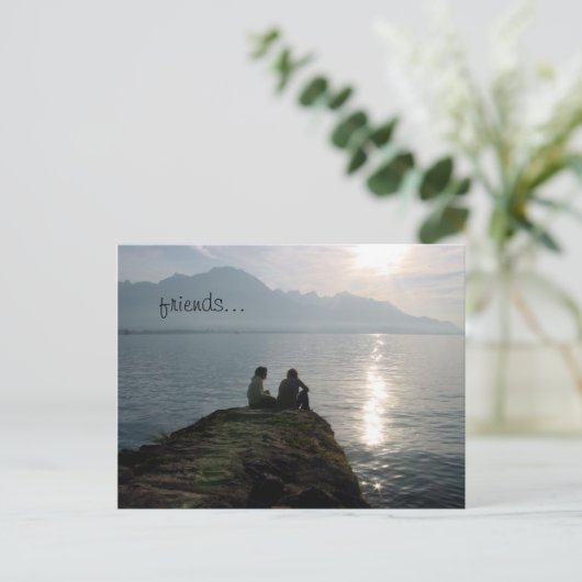 Freunde... Postkarte (Stehend Vorderseite)