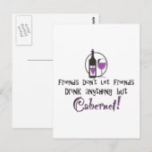 Freunde Postkarte (Vorne/Hinten)