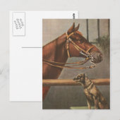 Freunde Postkarte (Vorne/Hinten)