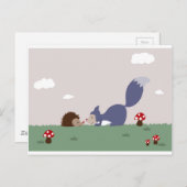 Freunde Postkarte (Vorne/Hinten)