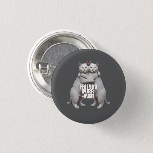 Freunde Purr-Ever Button (Vorne & Hinten)