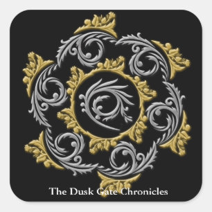 Freunde quadratischen Aufklebers Philip Quadratischer Aufkleber