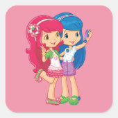 Freunde Quadratischer Aufkleber (Vorderseite)