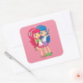 Freunde Quadratischer Aufkleber (Umschlag)