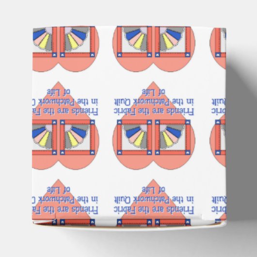 Freunde Quilt Pattern Geschenkschachtel (Oben)
