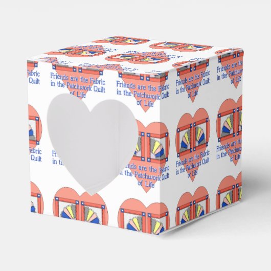 Freunde Quilt Pattern Geschenkschachtel (Vorderseite)