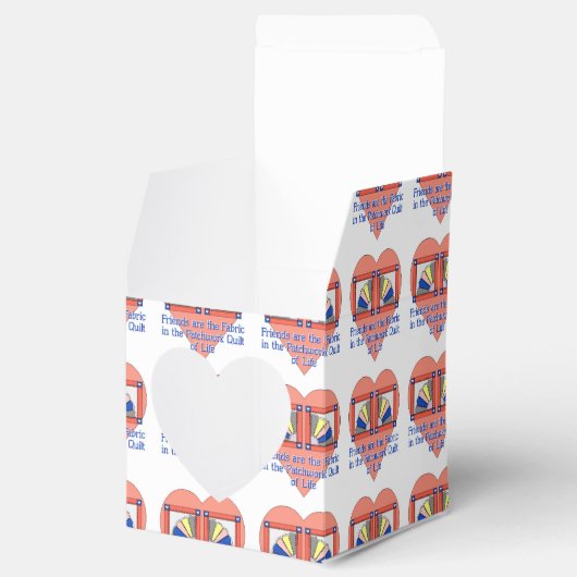 Freunde Quilt Pattern Geschenkschachtel (Geöffnet)