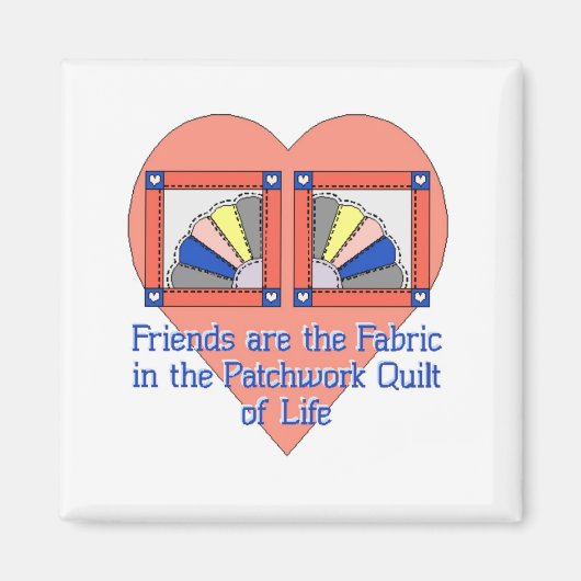 Freunde Quilt Pattern Magnet (Vorne)