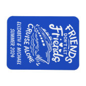 Freunde Reisende Kreuzfahrt Kabine Tür Magnet (Horizontal)