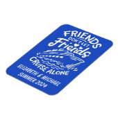 Freunde Reisende Kreuzfahrt Kabine Tür Magnet (Linke Seite)
