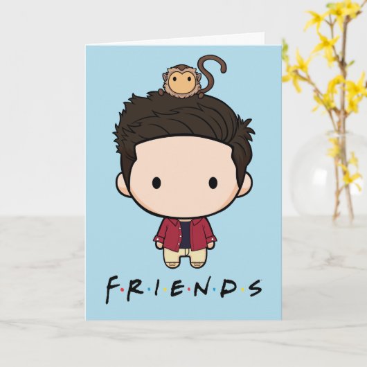 FREUNDE™| Ross Chibi Karte (Gelbe Blume)