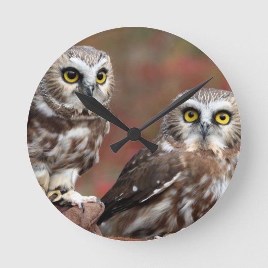 Freunde Runde Wanduhr (Vorderseite)