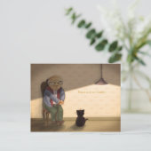 Freunde sagen nie auf Wiedersehen Postkarte (Stehend Vorderseite)