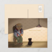 Freunde sagen nie auf Wiedersehen Postkarte (Vorne/Hinten)