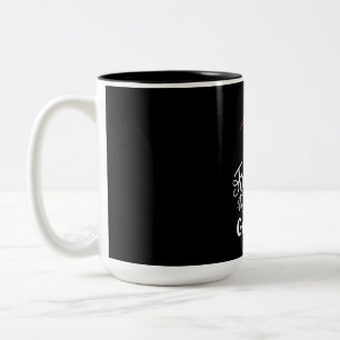 Freunde sagen nie auf Wiedersehen Zweifarbige Tasse