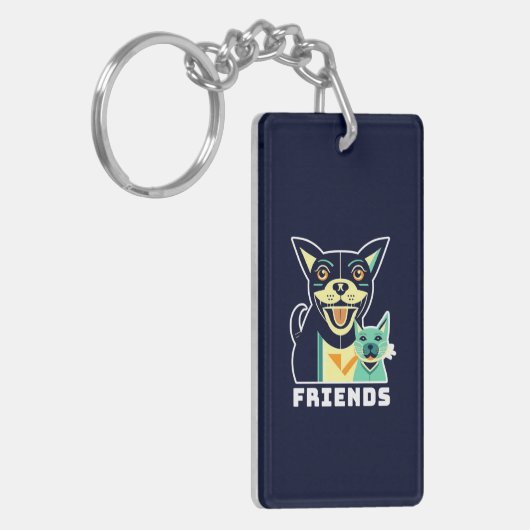 Freunde Schlüsselanhänger (Vorderseite links)