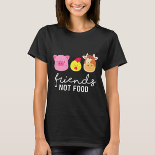 Freunde Schwein Huhn Kuh Keine Lebensmittel Bio Ge T-Shirt
