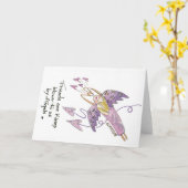 Freunde sind Angel's Kisses Karte (Gelbe Blume)