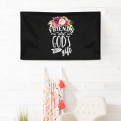 Freunde sind das beste Geschenk Gottes Banner (Insitu)