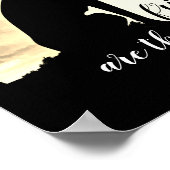 Freunde sind das Sonnenscheinplakat mit Hunden Poster (Ecke)