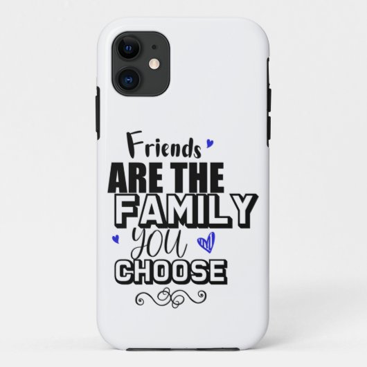 Freunde sind die Familie, die Sie wählen Case-Mate iPhone Hülle (Rückseite)