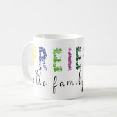 Freunde sind die Familie, die wir wählen Kaffeetasse (Vorderseite Links)