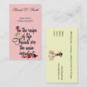 Freunde sind die Hauptingredienz-Visitenkarte Visitenkarte (Vorne/Hinten)