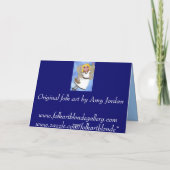 Freunde sind diese seltenen Leute... - Grußkarte. Karte (Rückseite)