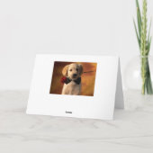 Freunde sind eine "Segen Golden Retriever"-Welpenk Karte (Rückseite)