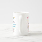 Freunde sind einfach von Ihnen gewählt Porzellantasse (Rückseite)