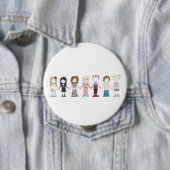 Freunde sind Freund-Knopf Button (Beispiel)