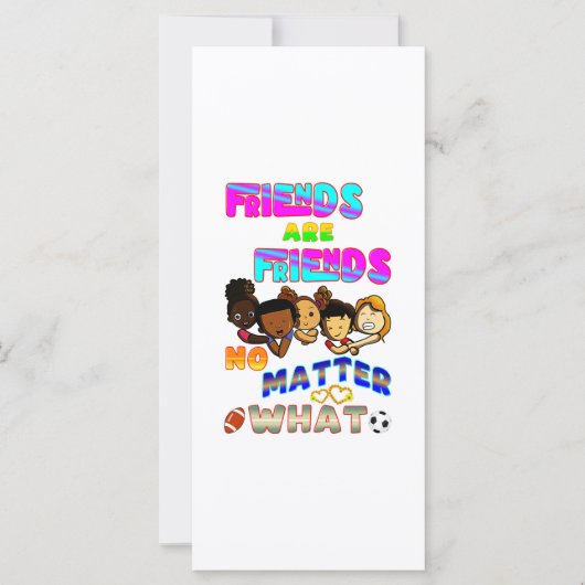 Freunde sind Freunde, egal was (Vorderseite)