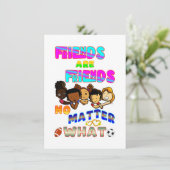 Freunde sind Freunde, egal was (Stehend Vorderseite)