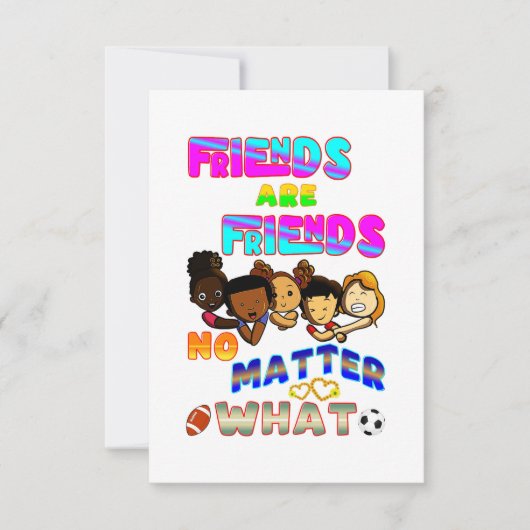 Freunde sind Freunde, egal was (Vorderseite)