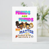 Freunde sind Freunde, egal was (Stehend Vorderseite)
