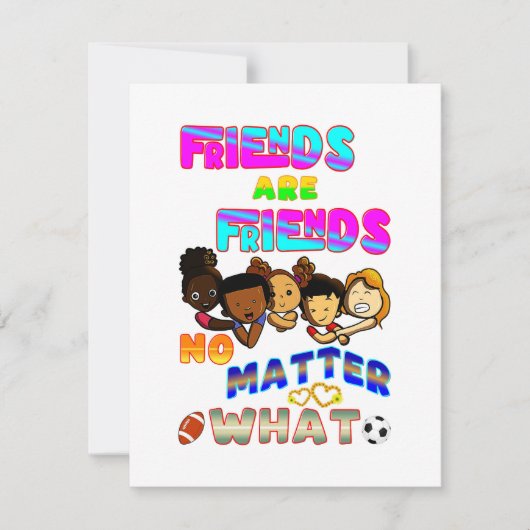 Freunde sind Freunde, egal was (Vorderseite)