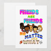 Freunde sind Freunde, egal was Ankündigung (Vorne/Hinten)