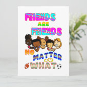 Freunde sind Freunde, egal was Ankündigung (Stehend Vorderseite)